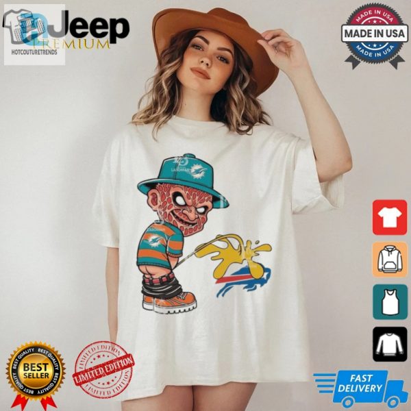 Official Freddy Krueger Miami Dolphins Piss On Buffalo Bills Halloween 2024 Nfl Shirt hotcouturetrends 1 1