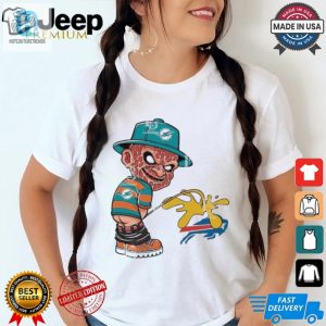 Official Freddy Krueger Miami Dolphins Piss On Buffalo Bills Halloween 2024 Nfl Shirt hotcouturetrends 1 2