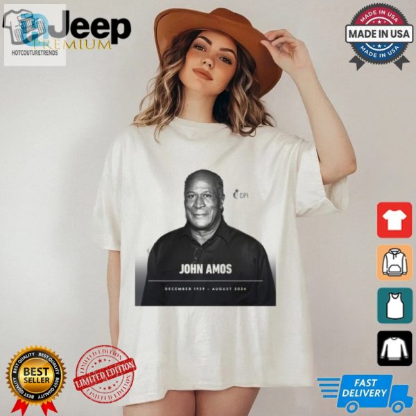 Official Rest In Peace The Pioneering Actor John Amos December 1939 August 2024 Poster T Shirt hotcouturetrends 1 1