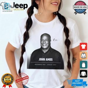 Official Rest In Peace The Pioneering Actor John Amos December 1939 August 2024 Poster T Shirt hotcouturetrends 1 2