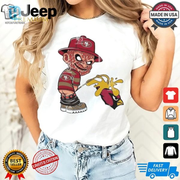 Official Freddy Krueger San Francisco 49Ers Piss On Arizona Cardinals Halloween 2024 Nfl Shirt hotcouturetrends 1