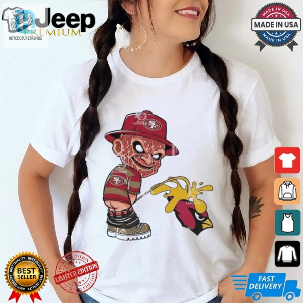 Official Freddy Krueger San Francisco 49Ers Piss On Arizona Cardinals Halloween 2024 Nfl Shirt hotcouturetrends 1 2