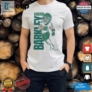 Official Philadelphia Eagles Saquon Barkley Superhero Star Painting T Shirt hotcouturetrends 1 3