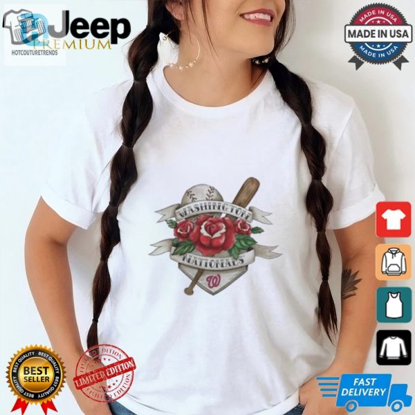 Official Washington Nationals Tattoo Rose 2024 Shirt hotcouturetrends 1 2