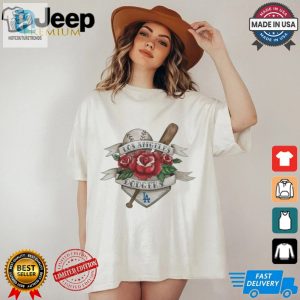 Los Angeles Dodgers Tattoo Rose 2024 Shirt hotcouturetrends 1 1