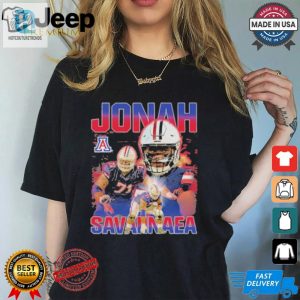 Jonah Savaiinaea Arizona Wildcats Football T Shirt hotcouturetrends 1 6