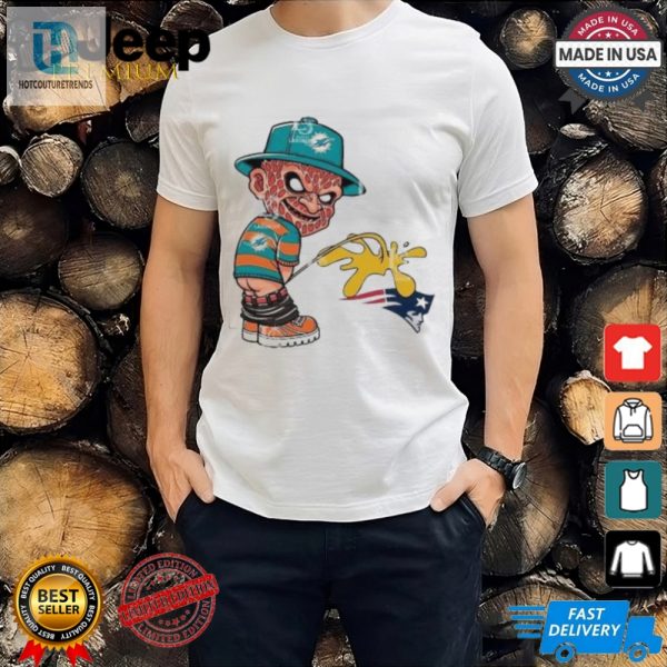 Freddy Krueger Miami Dolphins Piss On New England Patriots Halloween 2024 Nfl Shirt hotcouturetrends 1 3