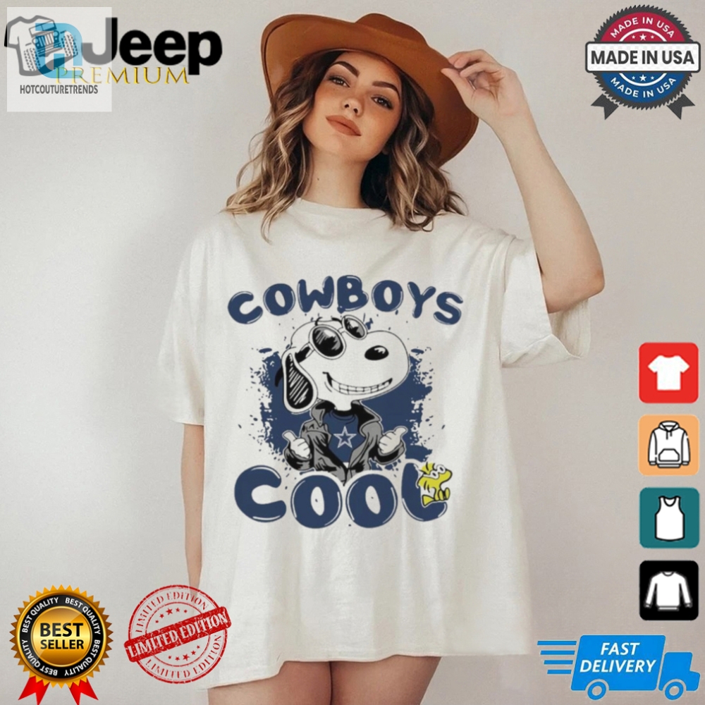 Dallas Cowboys Nfl Team Snoopy Joe Cool T Shirt 