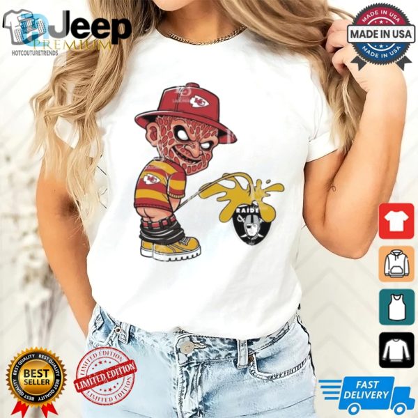 Official Freddy Krueger Kansas City Chiefs Piss On Las Vegas Raiders Halloween 2024 Nfl Shirt hotcouturetrends 1