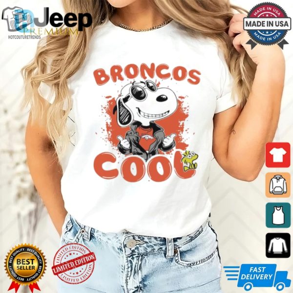 Denver Broncos Nfl Team Snoopy Joe Cool T Shirt hotcouturetrends 1