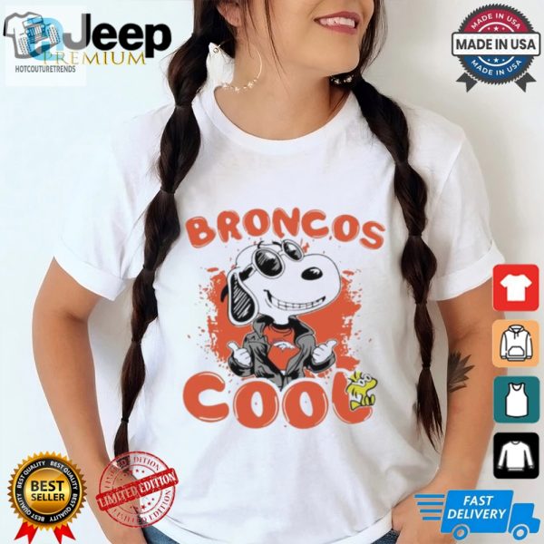 Denver Broncos Nfl Team Snoopy Joe Cool T Shirt hotcouturetrends 1 2