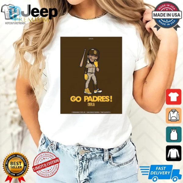 Go Padres Fernando Tatis Jr San Diego Padres The Playoffs Poster T Shirt hotcouturetrends 1