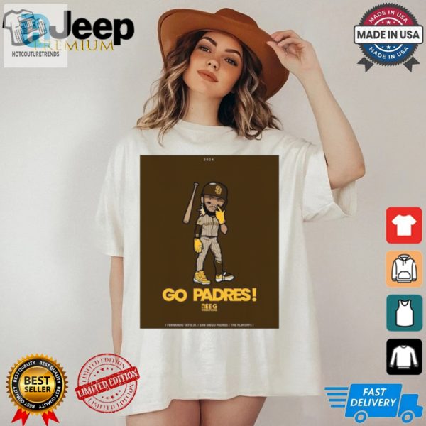 Go Padres Fernando Tatis Jr San Diego Padres The Playoffs Poster T Shirt hotcouturetrends 1 1