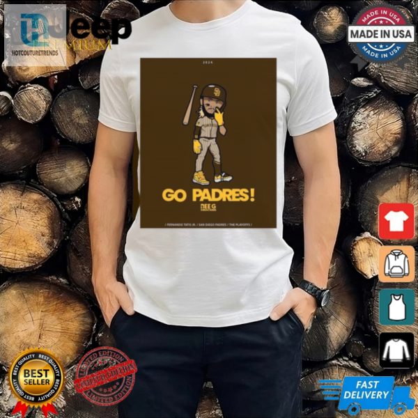 Go Padres Fernando Tatis Jr San Diego Padres The Playoffs Poster T Shirt hotcouturetrends 1 3