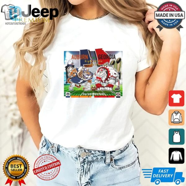 Official Georgia Football Vs Auburn Tigers Deep Souths Oldest Rivalry Auburn Gameday 2024 Shirt hotcouturetrends 1