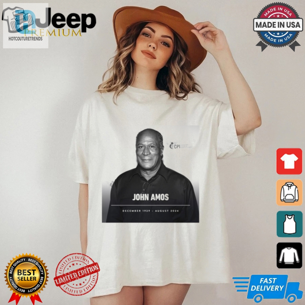 Rest In Peace The Pioneering Actor John Amos December 1939 August 2024 T Shirt 