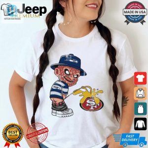 Official Freddy Krueger Seattle Seahawks Piss On San Francisco 49Ers Halloween Nfl 2024 Shirt hotcouturetrends 1 2