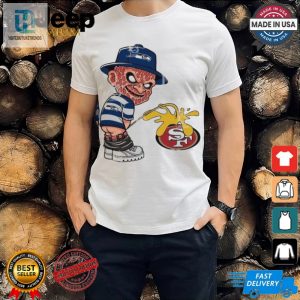 Official Freddy Krueger Seattle Seahawks Piss On San Francisco 49Ers Halloween Nfl 2024 Shirt hotcouturetrends 1 3