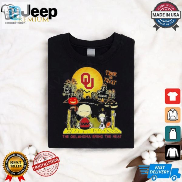 Official Ncaa Oklahoma Sooners Snoopy Bring The Heat 2024 T Shirt hotcouturetrends 1 2