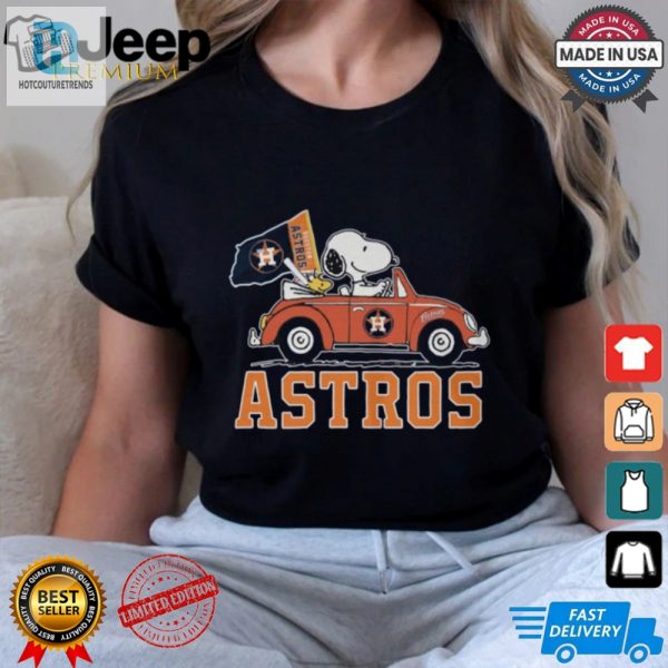 Peanuts Snoopy And Astros Notre Dame Football Driving Car Shirt hotcouturetrends 1 3