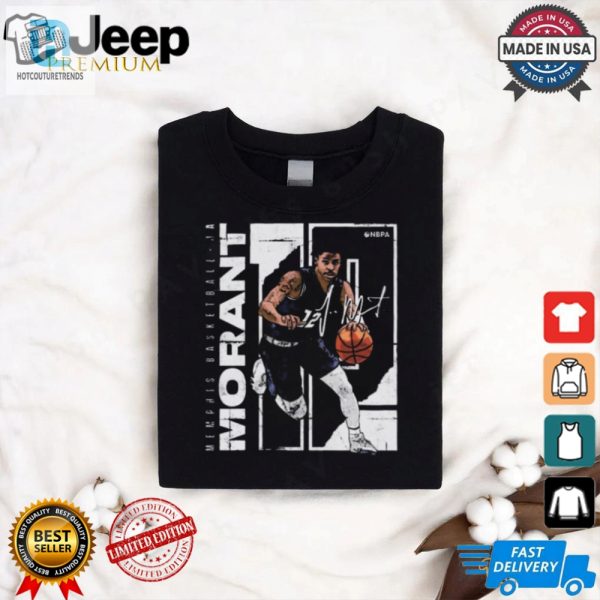 Ja Morant Memphis Grizzlies Basketball Stretch Signature T Shirt hotcouturetrends 1 2