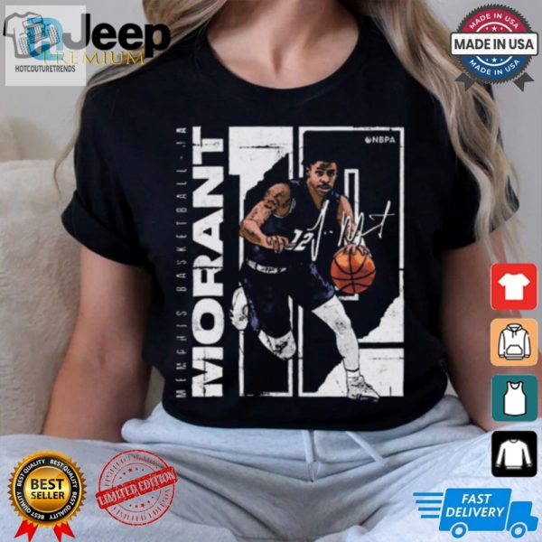 Ja Morant Memphis Grizzlies Basketball Stretch Signature T Shirt hotcouturetrends 1 3