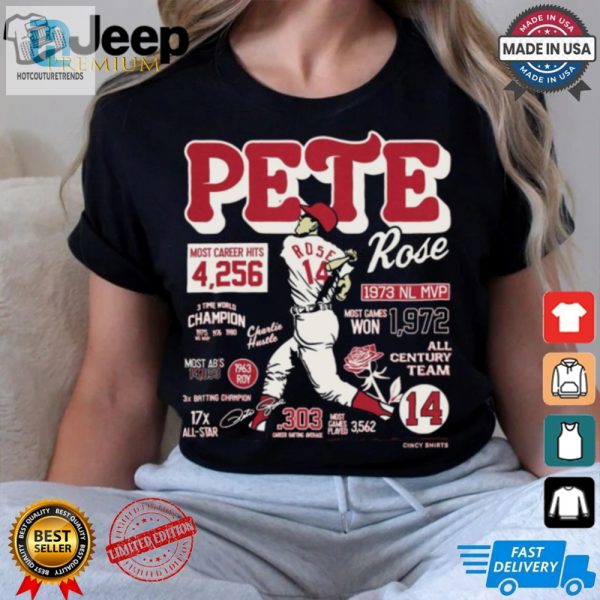 Pete Rose Career Stats Shirt hotcouturetrends 1 3