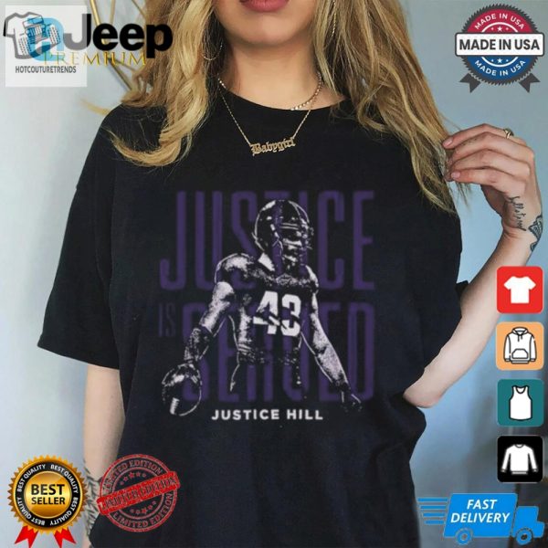 Justice Hill Baltimore Ravens Justice Is Served Shirt hotcouturetrends 1 1