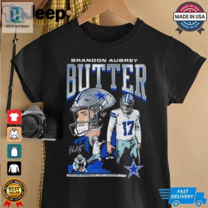 Brandon Aubrey 17 Dallas Cowboys Star Nfl Kicker T Shirts hotcouturetrends 1 1