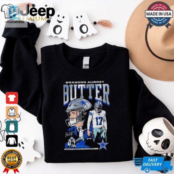 Brandon Aubrey 17 Dallas Cowboys Star Nfl Kicker T Shirts hotcouturetrends 1 1 1