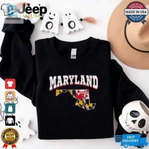 Us Citizen Proud America State Flag Land Map Maryland Shirt hotcouturetrends 1 2