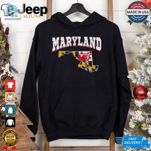 Us Citizen Proud America State Flag Land Map Maryland Shirt hotcouturetrends 1 3