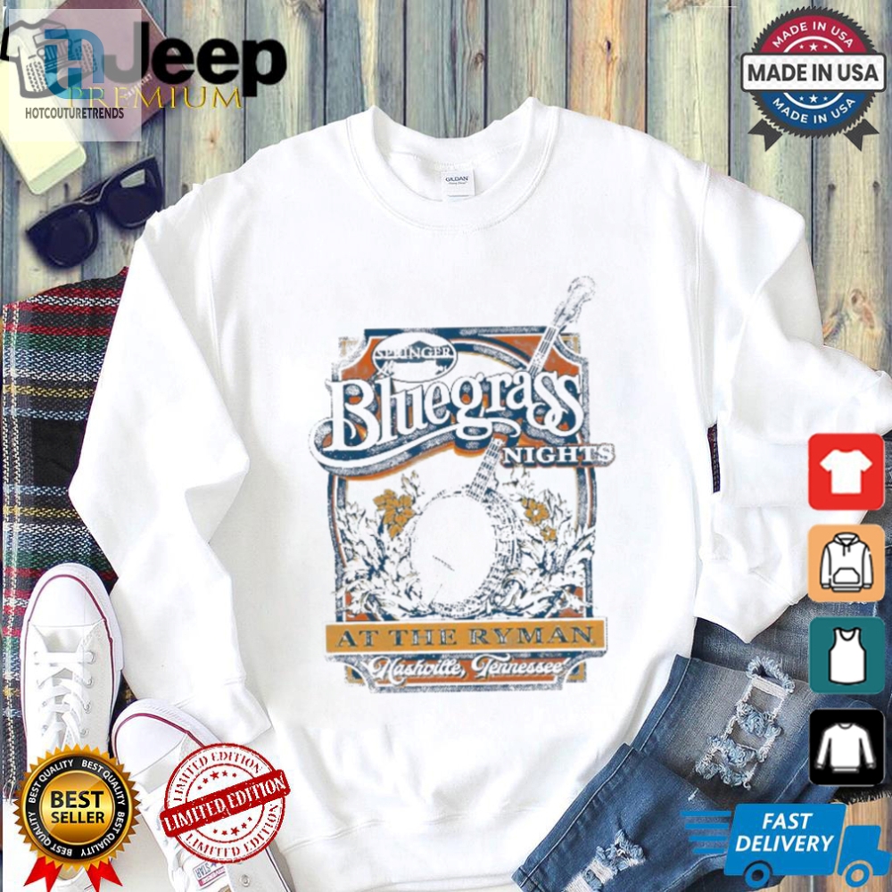 Bluegrass Nights At The Ryman Nashville Tennessee Springer Mountain Farms 2024 T Shirts 