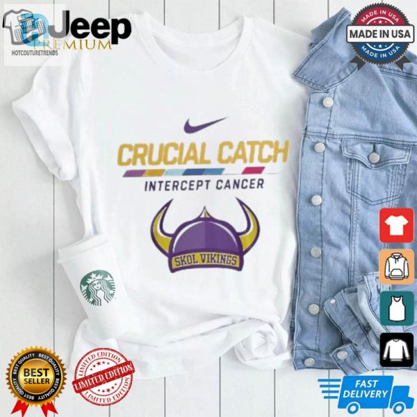 Minnesota Vikings Nfl Crucial Catch Intercept Cancer Skol Vikings 2024 T Shirt hotcouturetrends 1 2