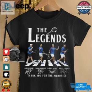 Rafael Nadal Andy Murry Roger Federer Novak Djokovic The Legends Of Tennis T Shirt hotcouturetrends 1 1