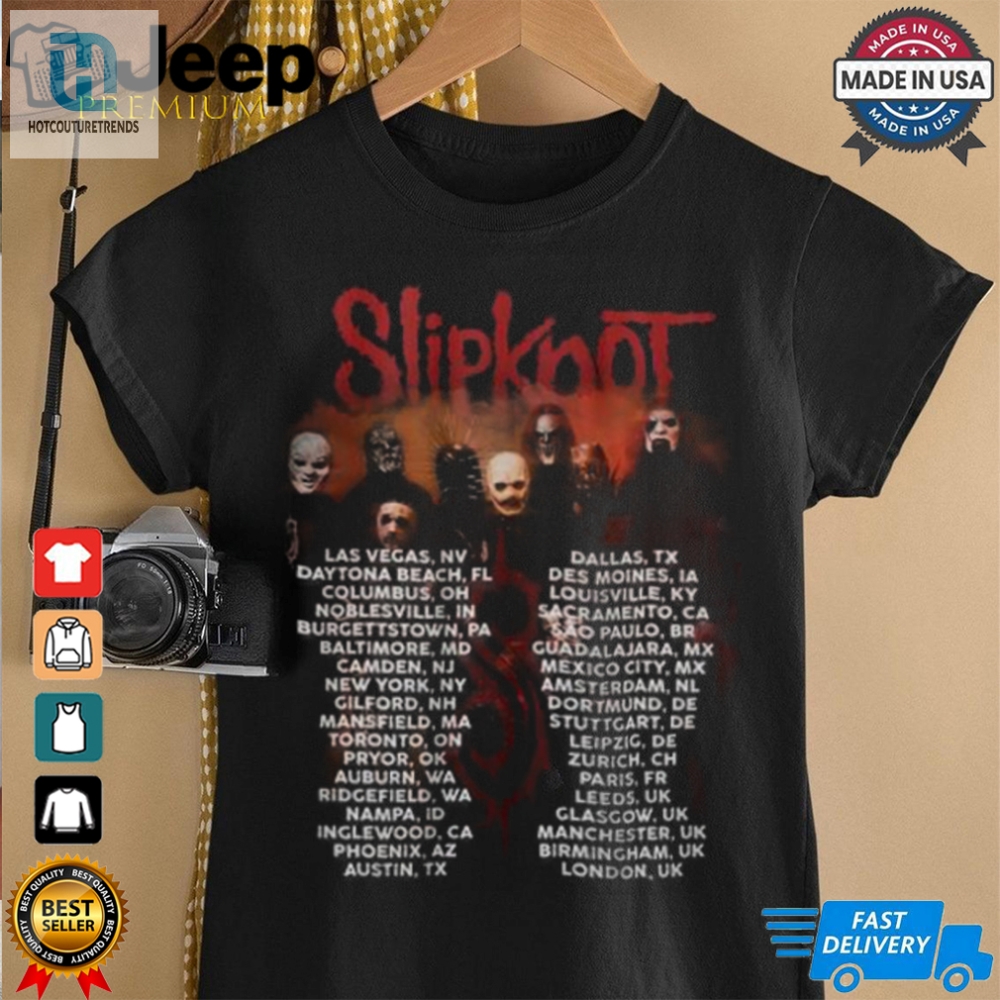 Slipknot Here Come The Pain Schedule Of Tour 2024 Shirt 