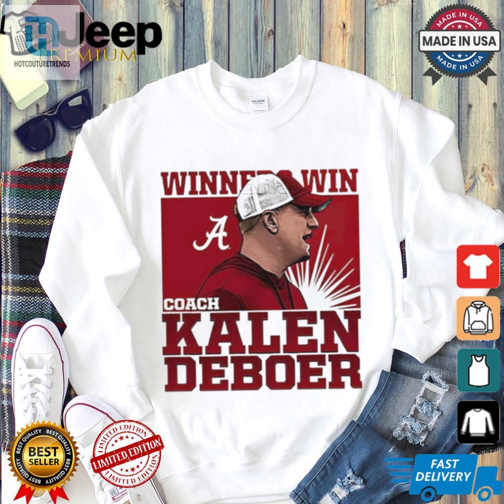 Kalen Deboer Alabama Winner Win T Shirt 