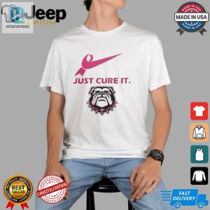 Georgia Bulldogs Just Cure It 2024 T Shirt White hotcouturetrends 1 1