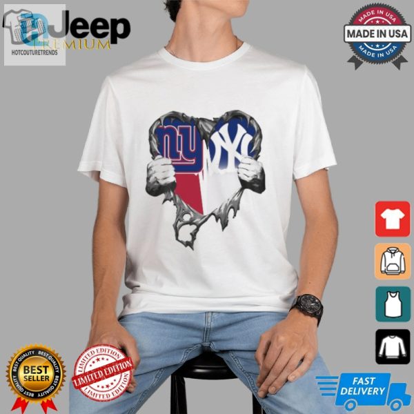 Inside Me New York Giants And New York Yankees 2024 T Shirt White hotcouturetrends 1 1