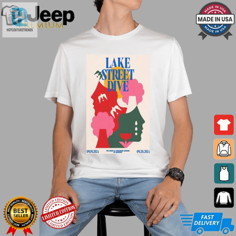 Lake Street Dive Sept 19 2024 Shelburne Museum In Shelburne Event T Shirt White 