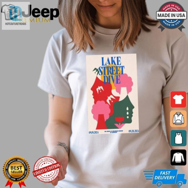 Lake Street Dive Sept 19 2024 Shelburne Museum In Shelburne Event T Shirt White hotcouturetrends 1 3