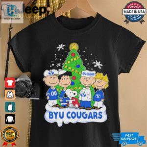 Peanuts Characters X Byu Cougars Christmas Shirt hotcouturetrends 1 2