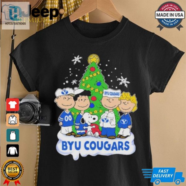 Peanuts Characters X Byu Cougars Christmas Shirt hotcouturetrends 1 2