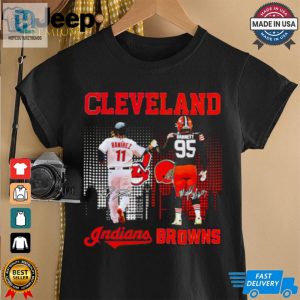 Ramirez Garrett Cleveland Guardians Browns Signature Shirt hotcouturetrends 1 2