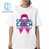 Crucial Catch Intercept Cancer Pink Ribbon Shirt hotcouturetrends 1