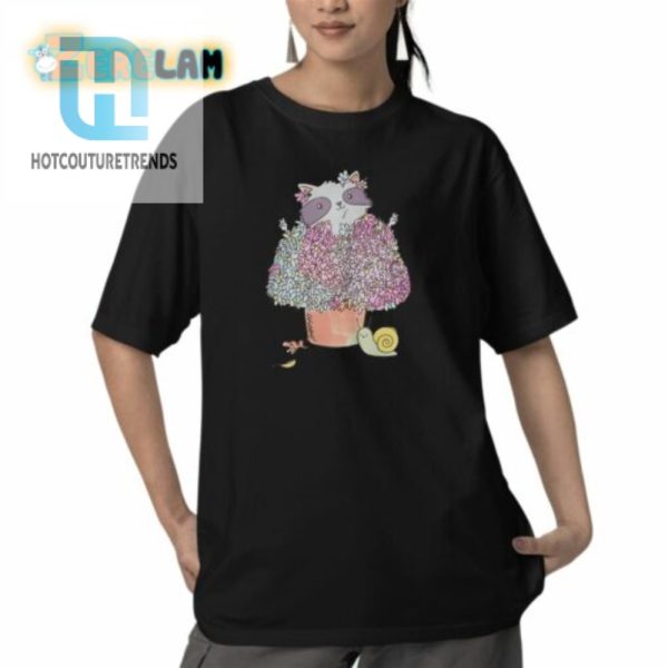 Raccoon Package Flowers Shirt hotcouturetrends 1