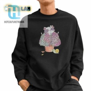 Raccoon Package Flowers Shirt hotcouturetrends 1 2