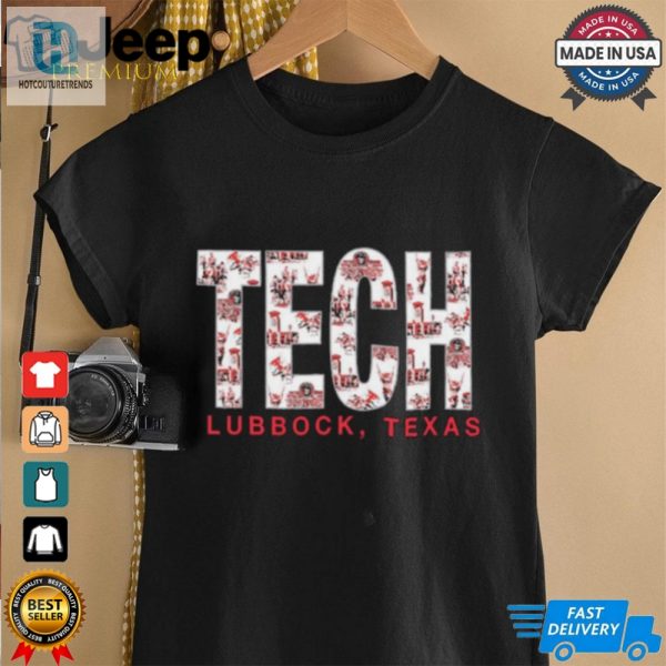 Texas Tech Red Raiders Toile Tech Block Lubbock Texas T Shirt hotcouturetrends 1 1