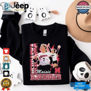 Nebraska Volleyball Maisie Boesiger 90S Retro T Shirt hotcouturetrends 1 2