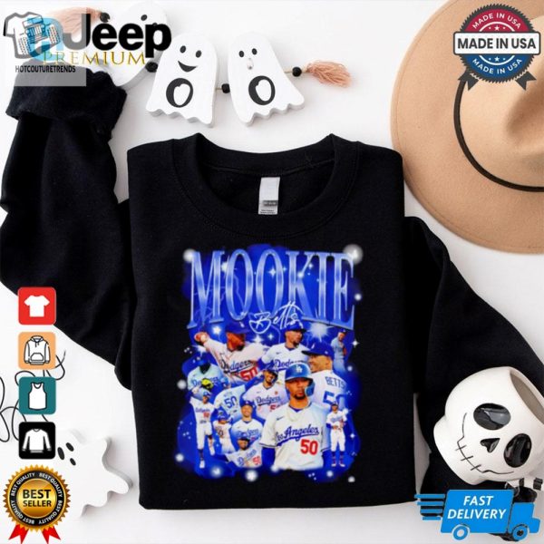 Mookie Betts Bootleg Los Angeles Dodgers Baseball Shirt hotcouturetrends 1 2